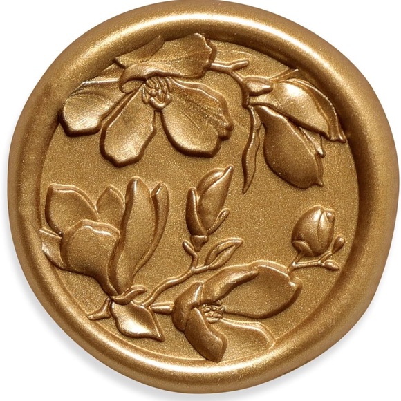Gold Floral Wax Seal Stickers - Picture 4 of 4